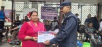 प्रहरी श्रीमती संघको रक्तदान कार्यक्रममा ३४ जनाले दिए रगत