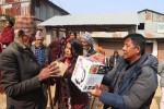 मेलुङ गाउँपालिकाद्धारा ज्येष्ठनागरिकलाई थर्मस, क्यान वितरण