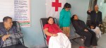 क्षयरोग निवारण संस्थाद्धारा रक्तदान 