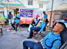 प्रहरी दिवसमा रक्तदान कार्यक्रम