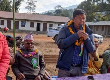 सरस्वतीकाे मन्दिर उदघाटन