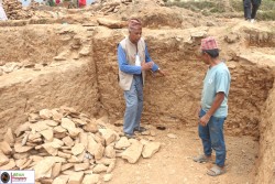 थामी संग्रहालयको जग खन्दै गर्दा भेटियो खान्डु राजाको दरबार 