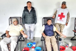 रेडक्रस मेलुङद्वारा रक्तदान कार्यक्रम आयोजना