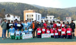 क्रिकेट उपाधि सहिद स्मृति आवासीय मावि जिरीलाई