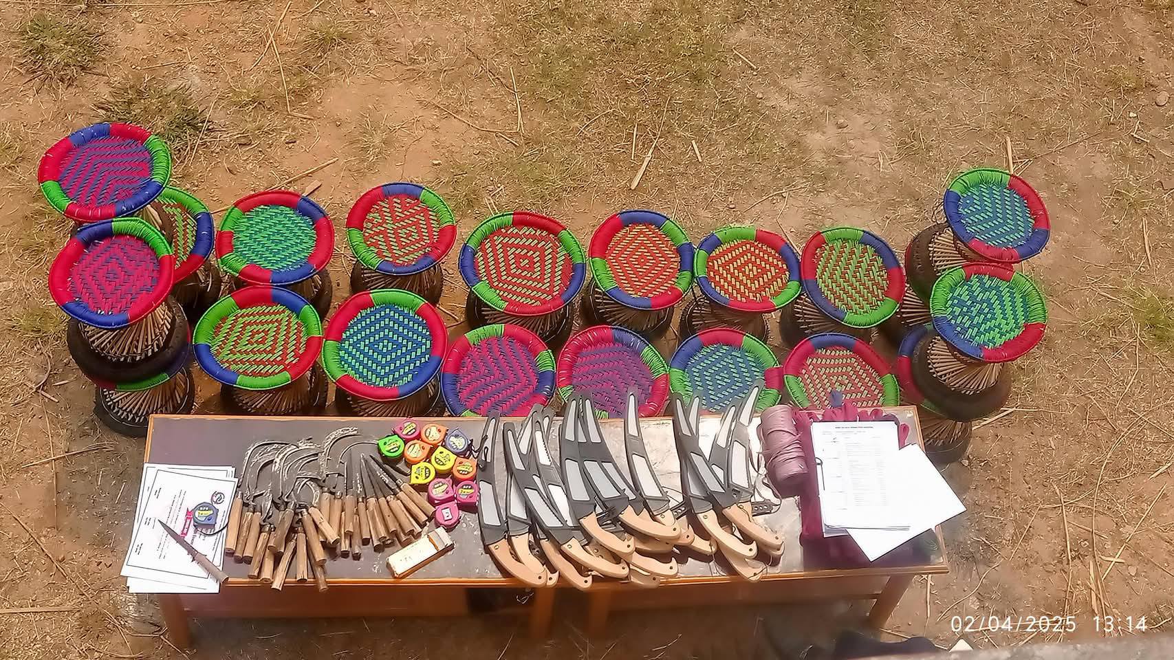 शैलुङमा बाँसको मुढा बनाउने सीप 