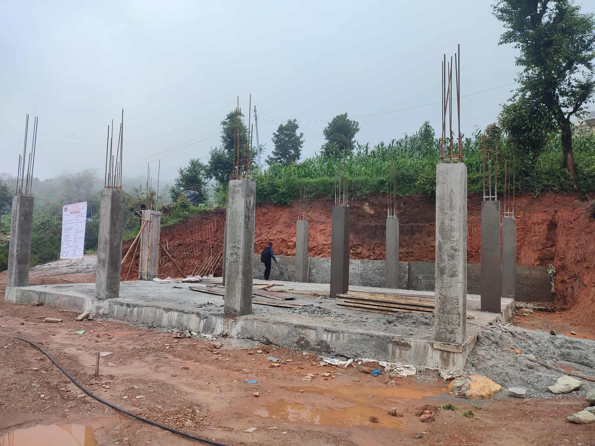 थामी समाजको भवन निर्माणमा वडाध्यक्षको सहयोग