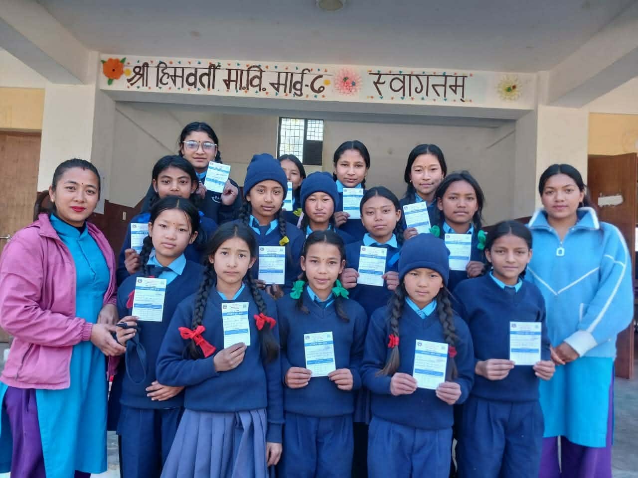 किशोरीहरूको स्वास्थ्य सुरक्षामा टेवाः गौरीशंकरमा एचपीभी खोप अभियान सफल