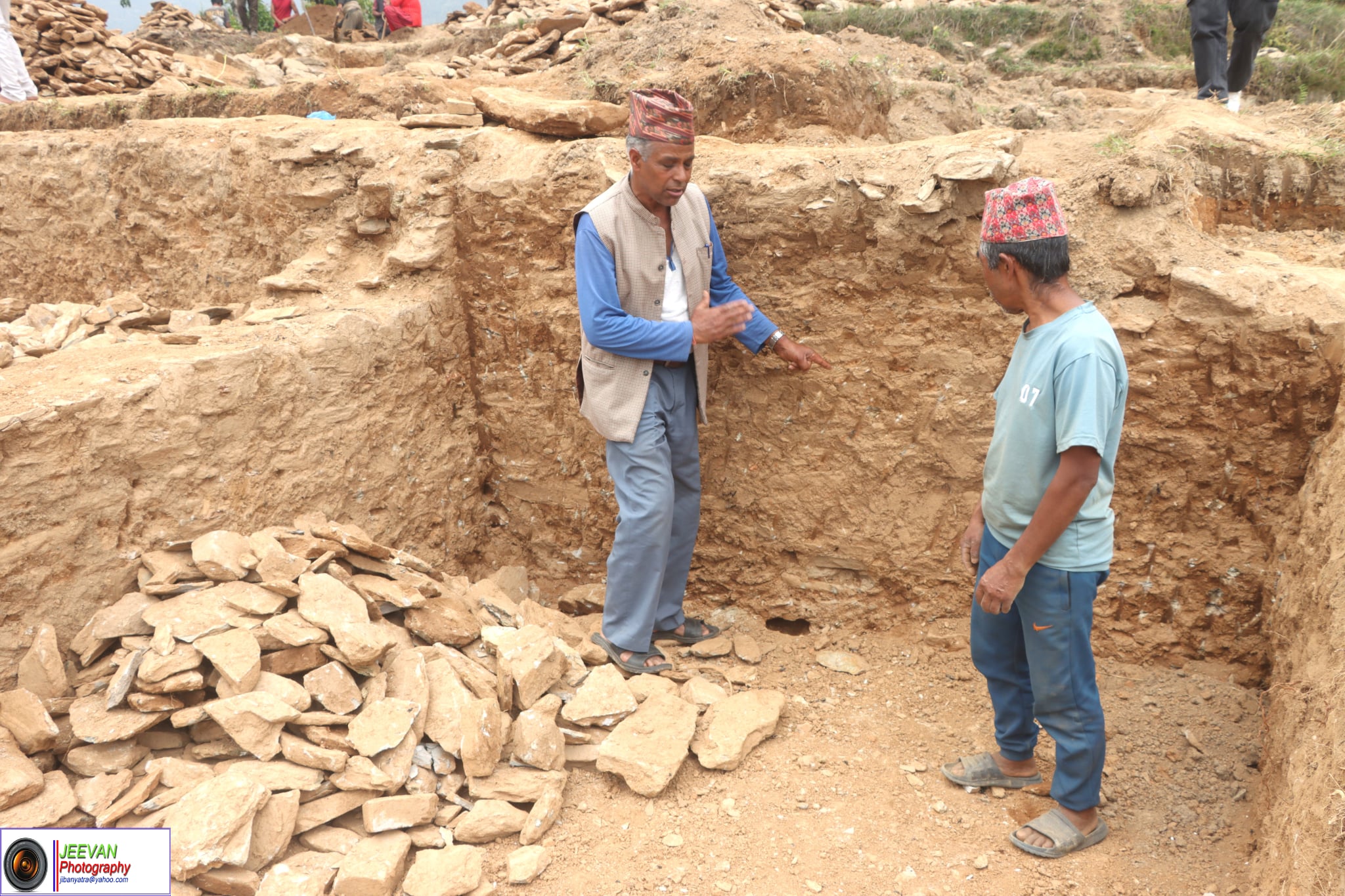 थामी संग्रहालयको जग खन्दै गर्दा भेटियो खान्डु राजाको दरबार 