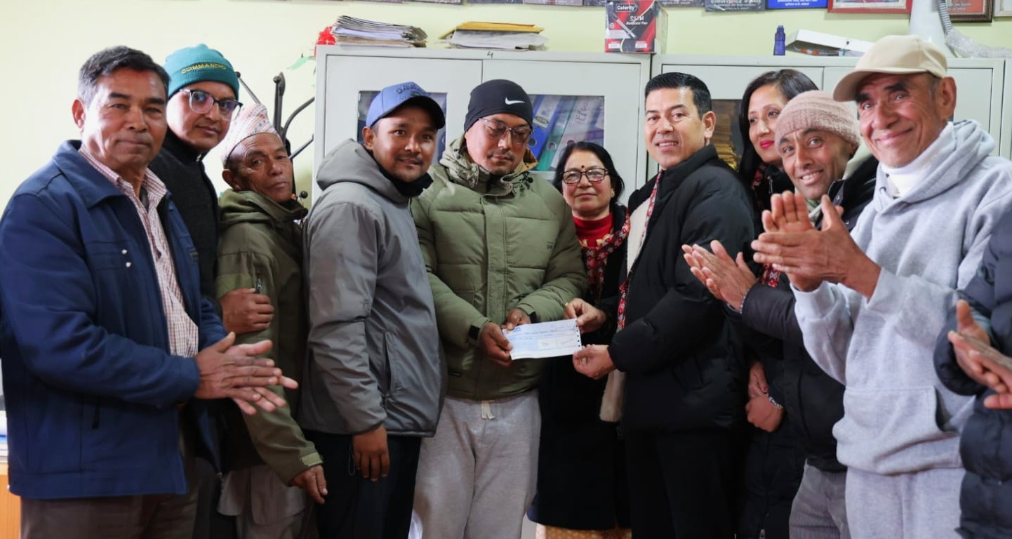 कुटिडाँडा माविमा निरञ्जन बस्नेतद्धारा १० लाखको अक्षयकोष स्थापना