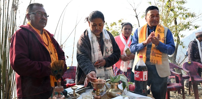 सोक्ला शिक्षा सदन भवनको शिलान्यास