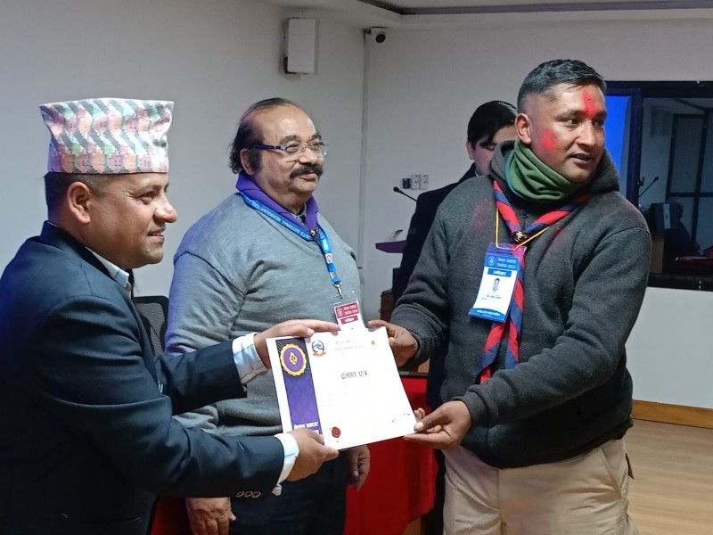 थीर बहादुर खड्का स्काउटको प्रदेश परिषद् सदस्यमा निर्वाचित