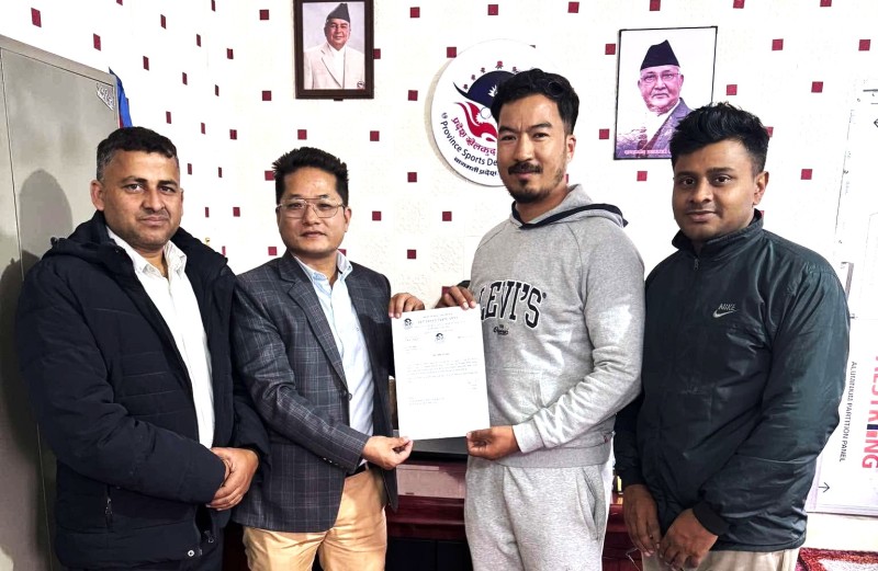 दोलखाको खेलकुद अध्यक्षमा आशिष घिसिङ