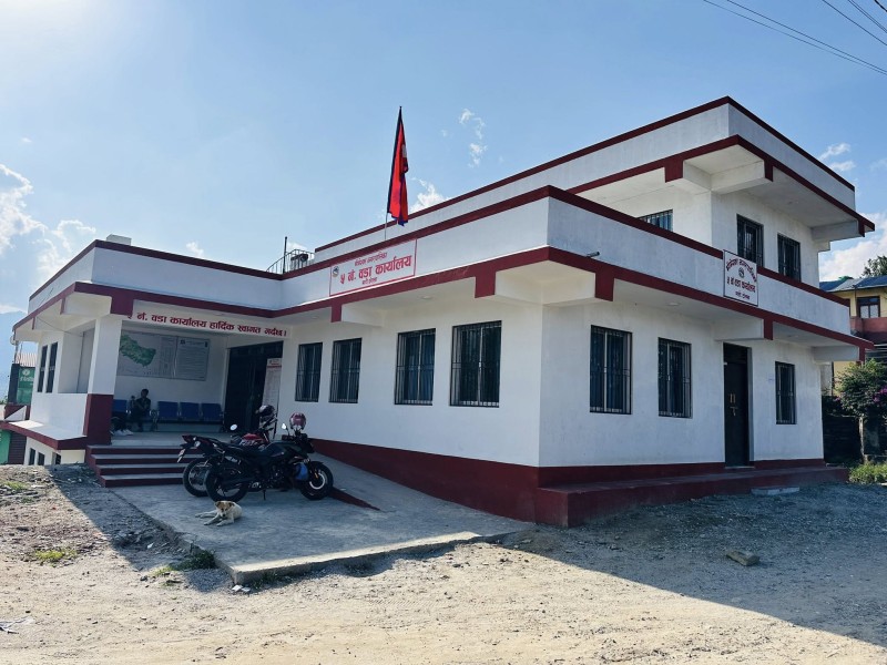 भीमेश्वर नगरपालिका–५ को वडा कार्यालय उद्घाटन