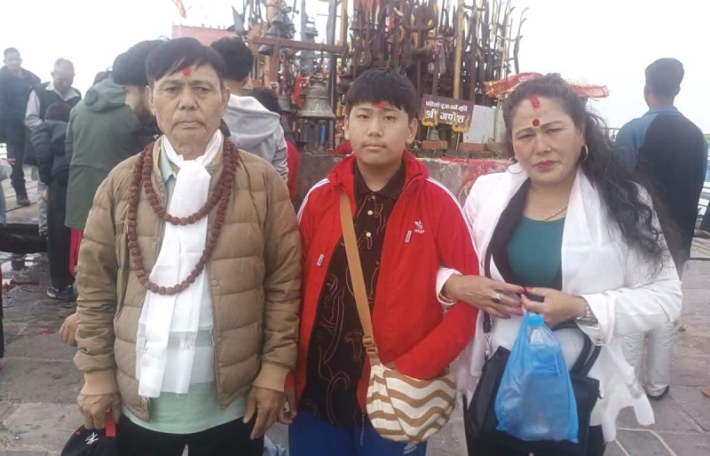 स्व. शान्तबिर तामाङको नाममा कालिञ्चोक मन्दिरलाई ५० हजार सहयोग