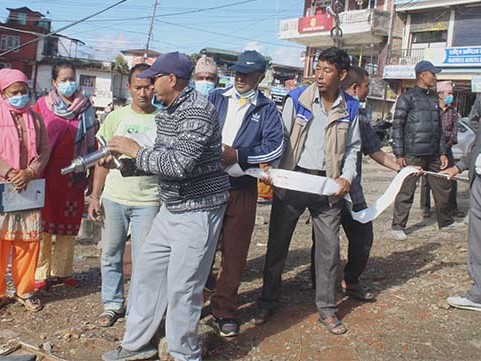 फायर हाईड्रेन्टको अभ्यास